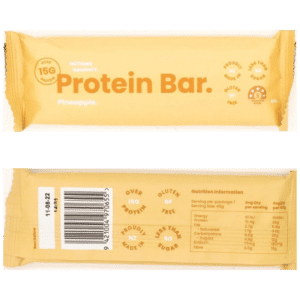 Nothing Naughty Protein Bar Pineapple from Venture Outdoors NZ