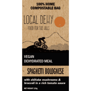 Local Dehy Spaghetti Bolognese with Home Compostable Packaging - Tramping Food and Accessories sold by Venture Outdoors NZ