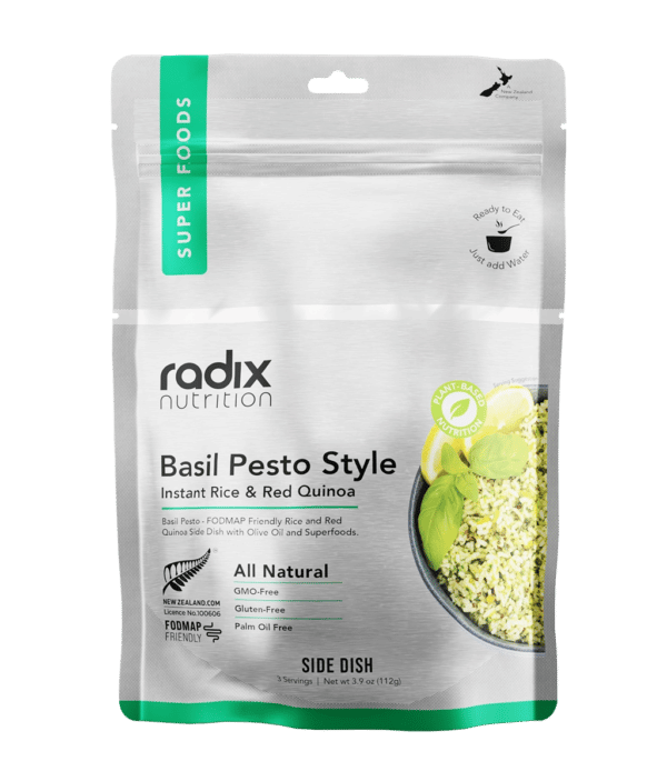 Radix Basil Pesto Style Instant Rice and Quinoa Mix
